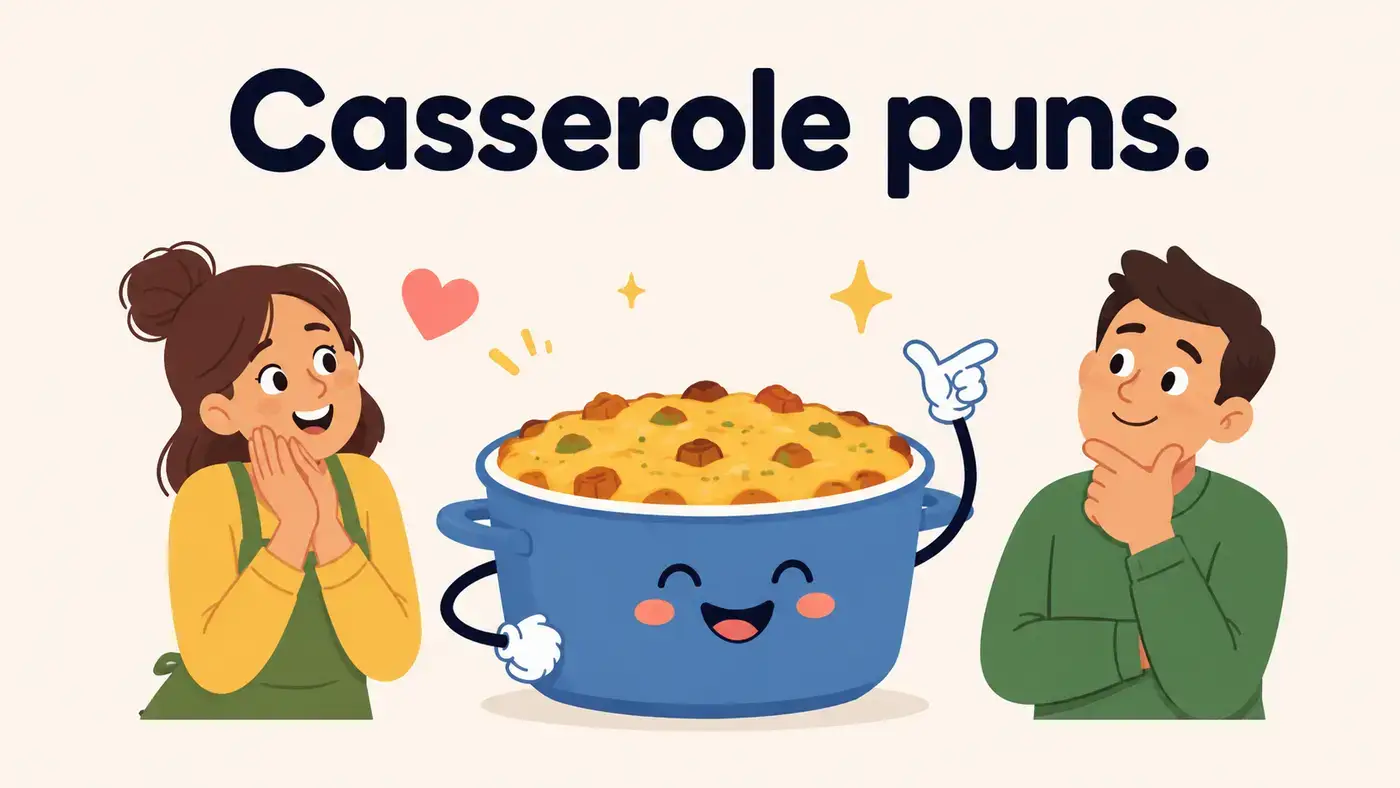 Casserole puns