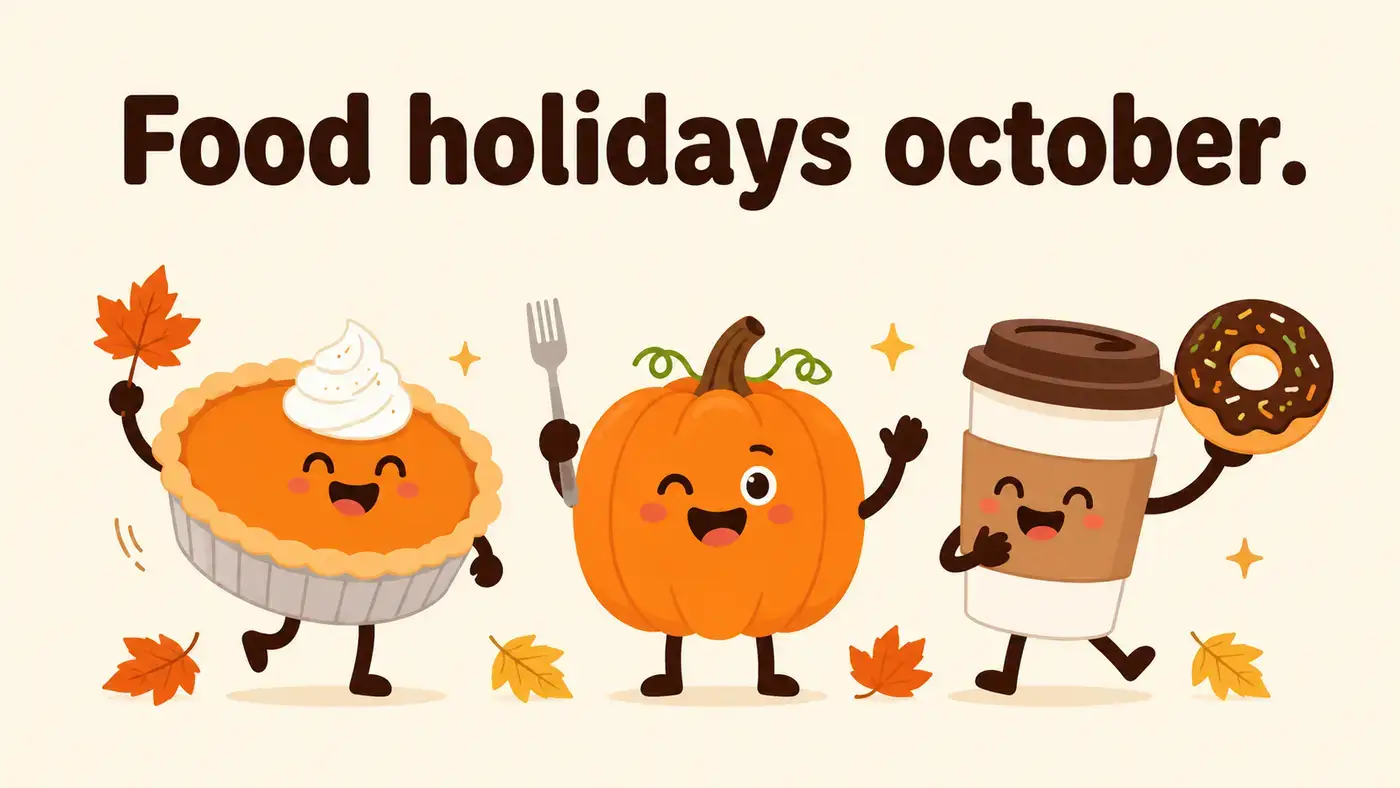 Food holidays october