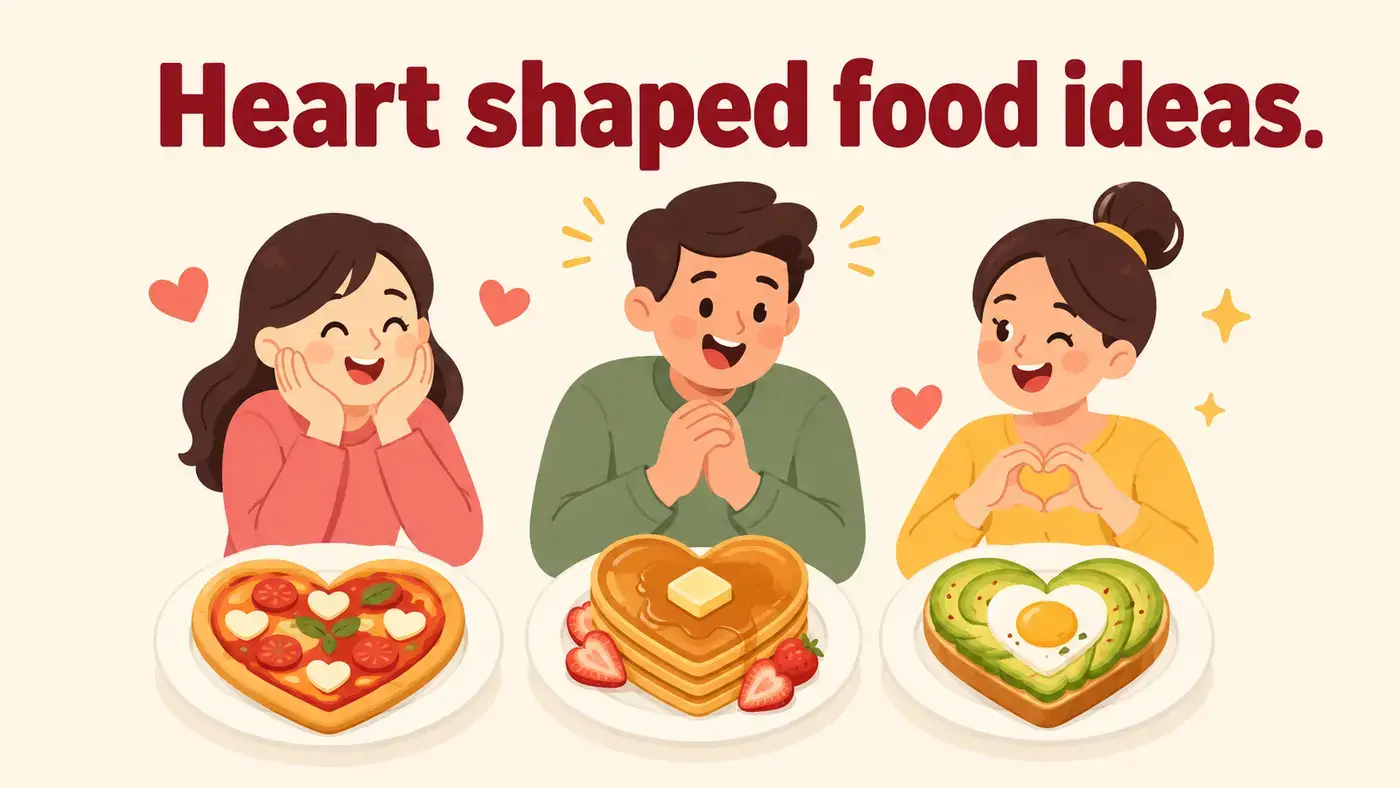 Heart shaped food ideas