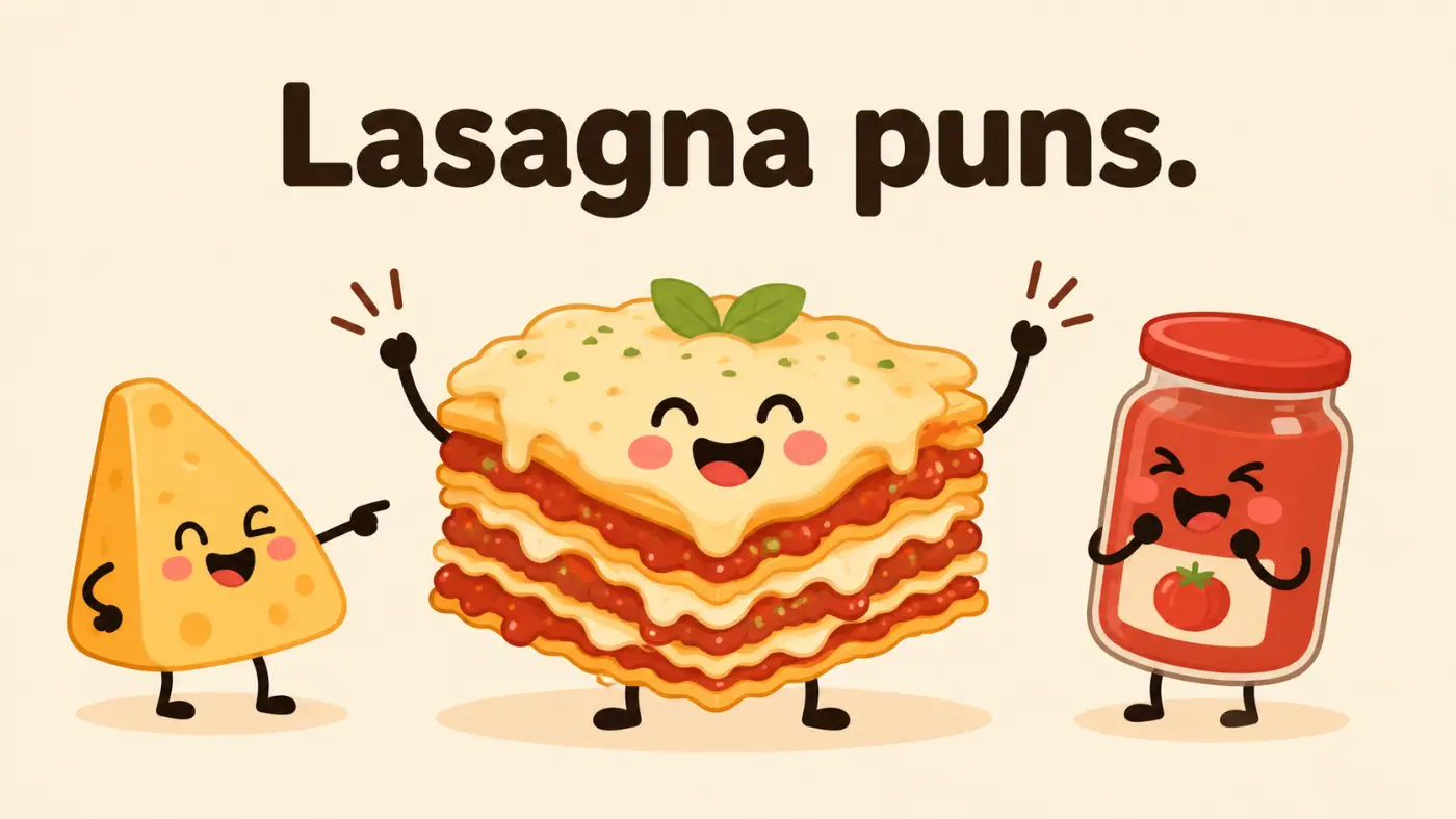 Lasagna puns