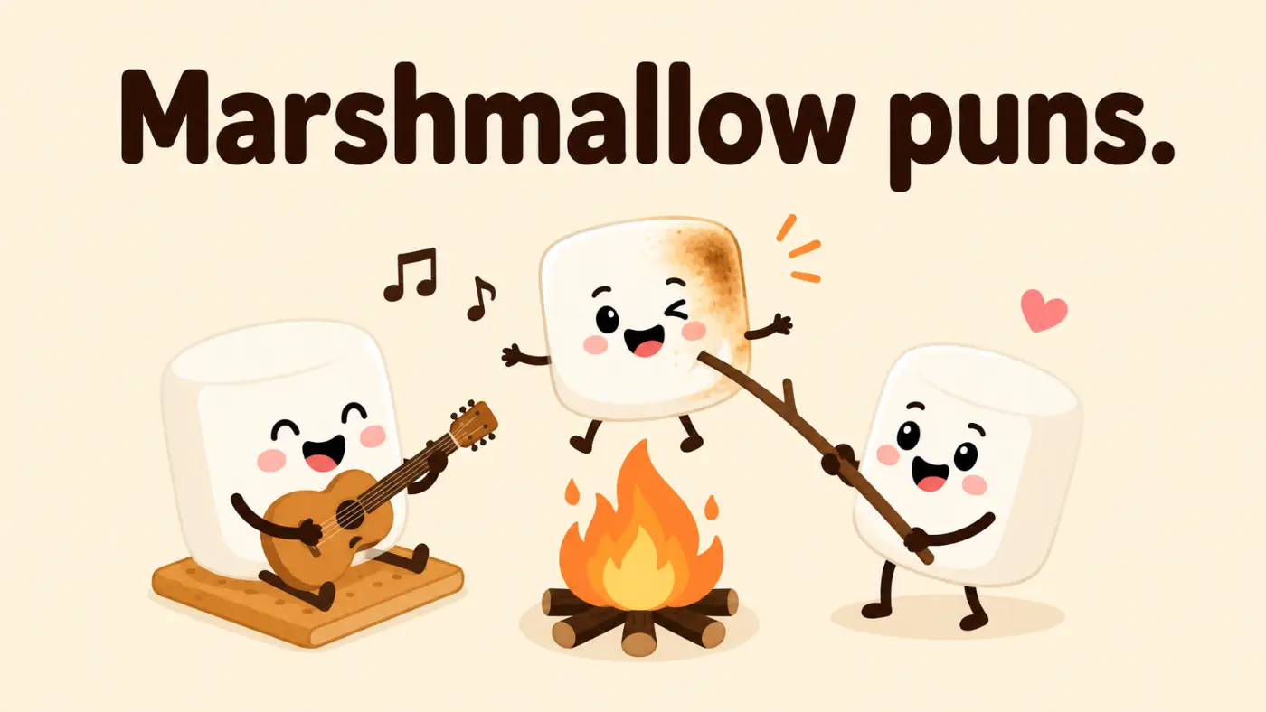 Marshmallow puns
