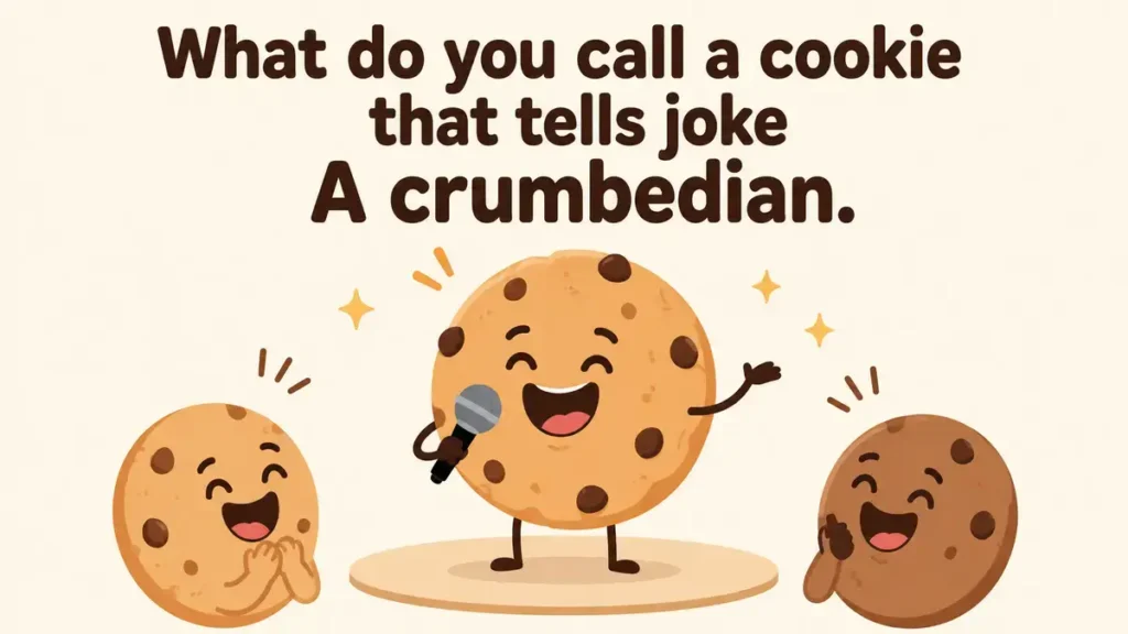 what-do-you-call-a-cookie-that-tells-joke-a-crumbedian