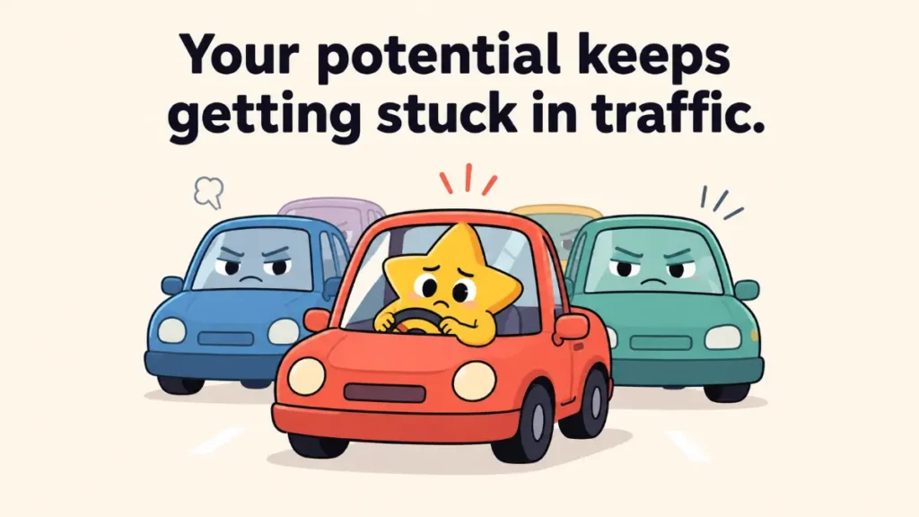 your-potential-keeps-getting-stuck-in-traffic