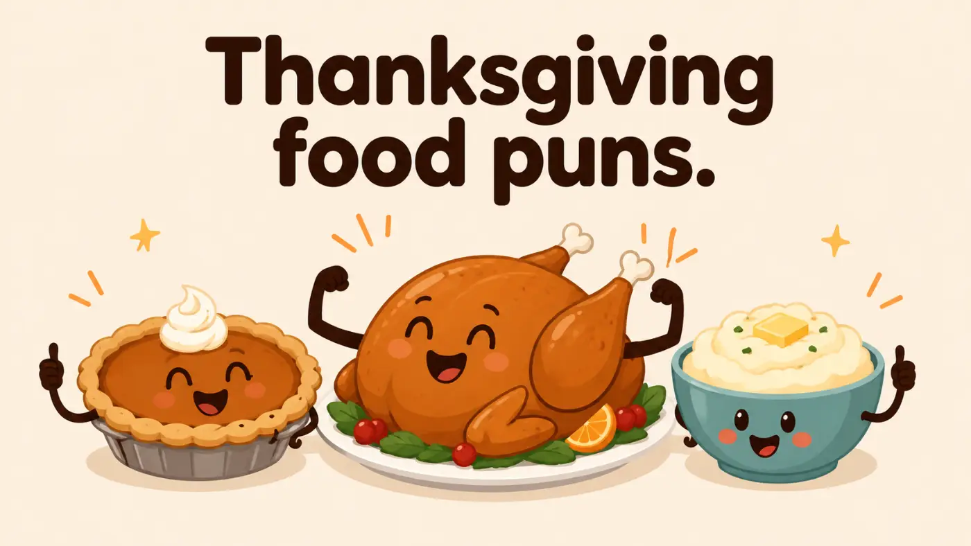 Thanksgiving food puns