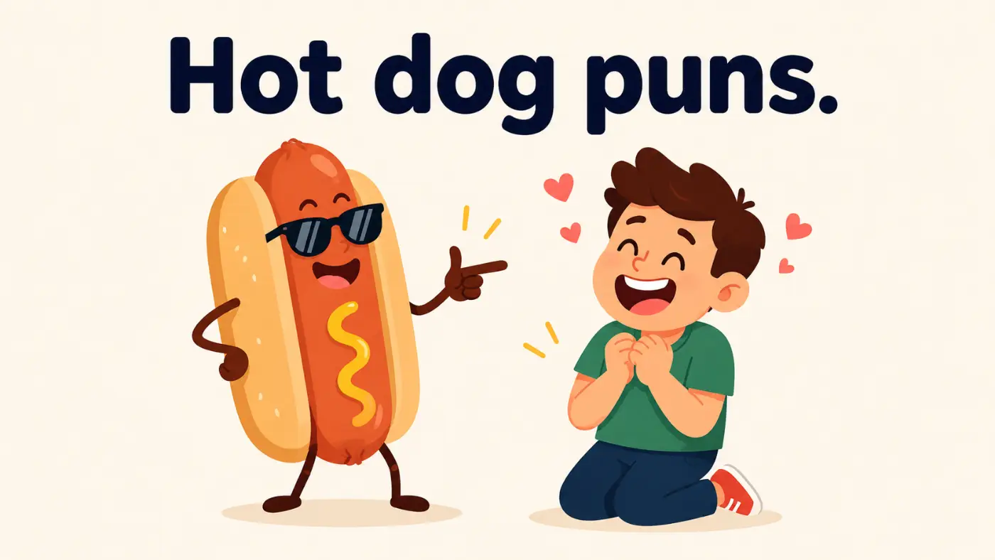 Hot dog puns