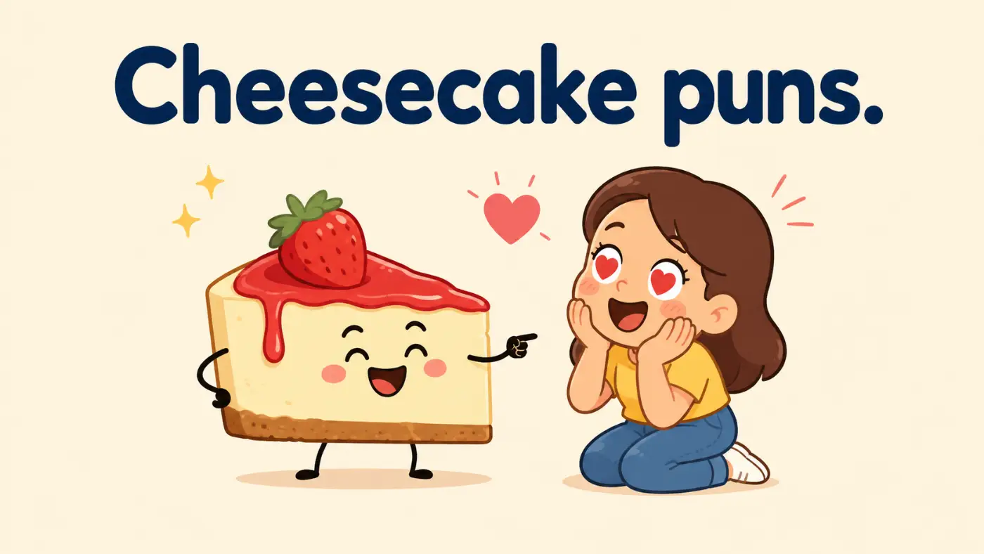 Cheesecake puns