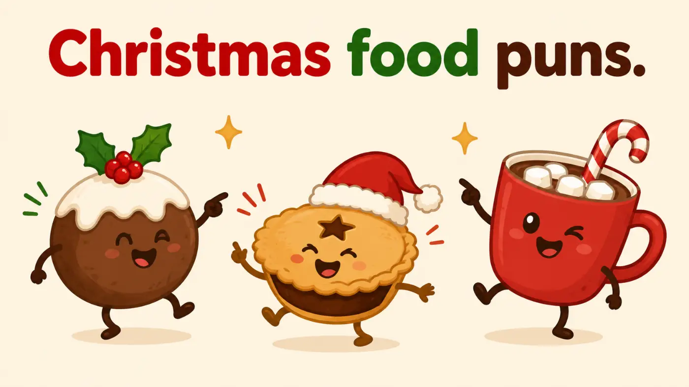 Christmas food puns