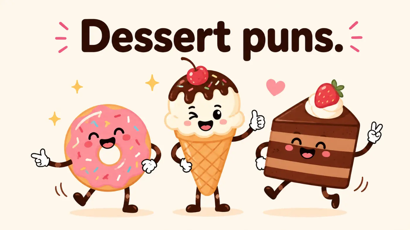 Dessert puns