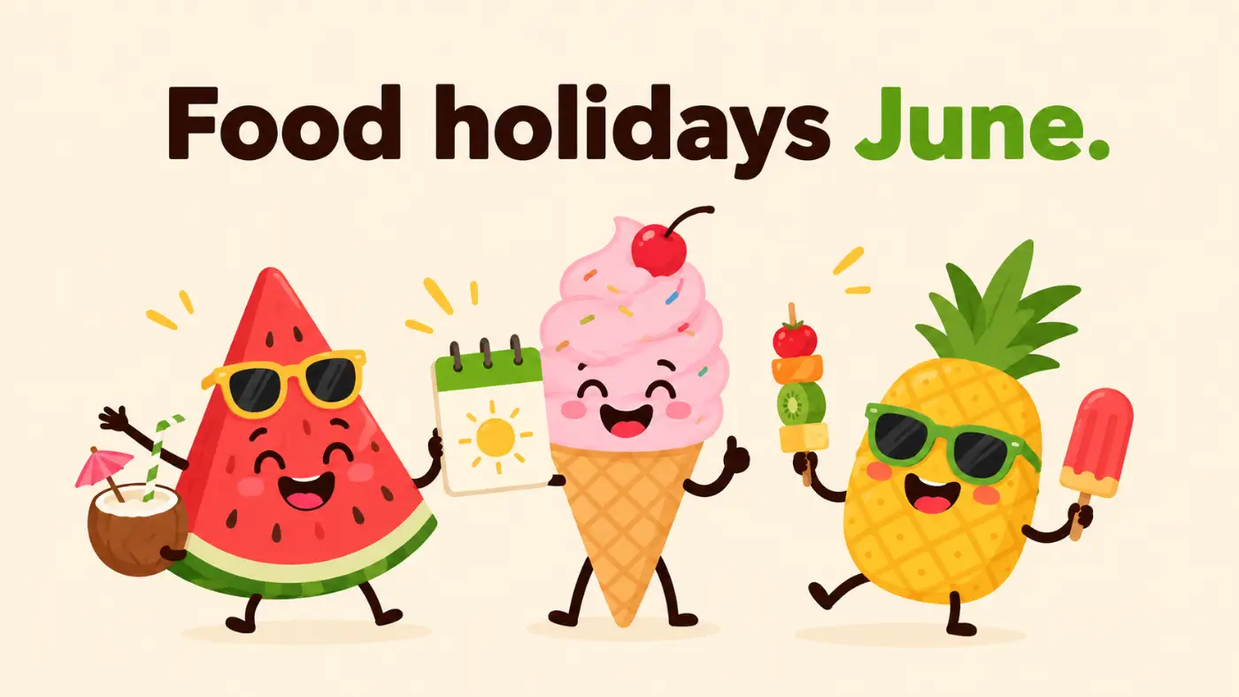Food holidays June