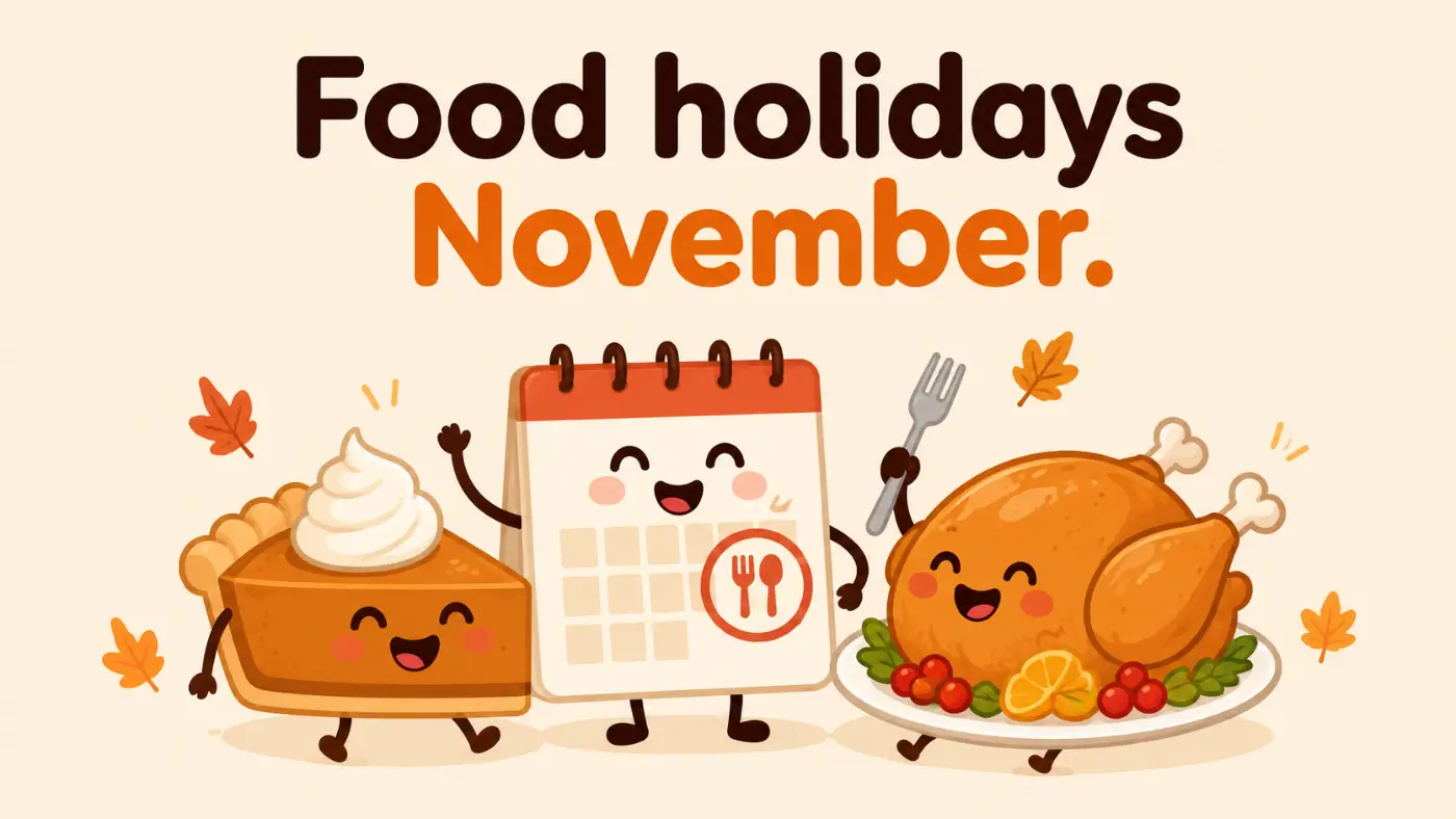 Food holidays November