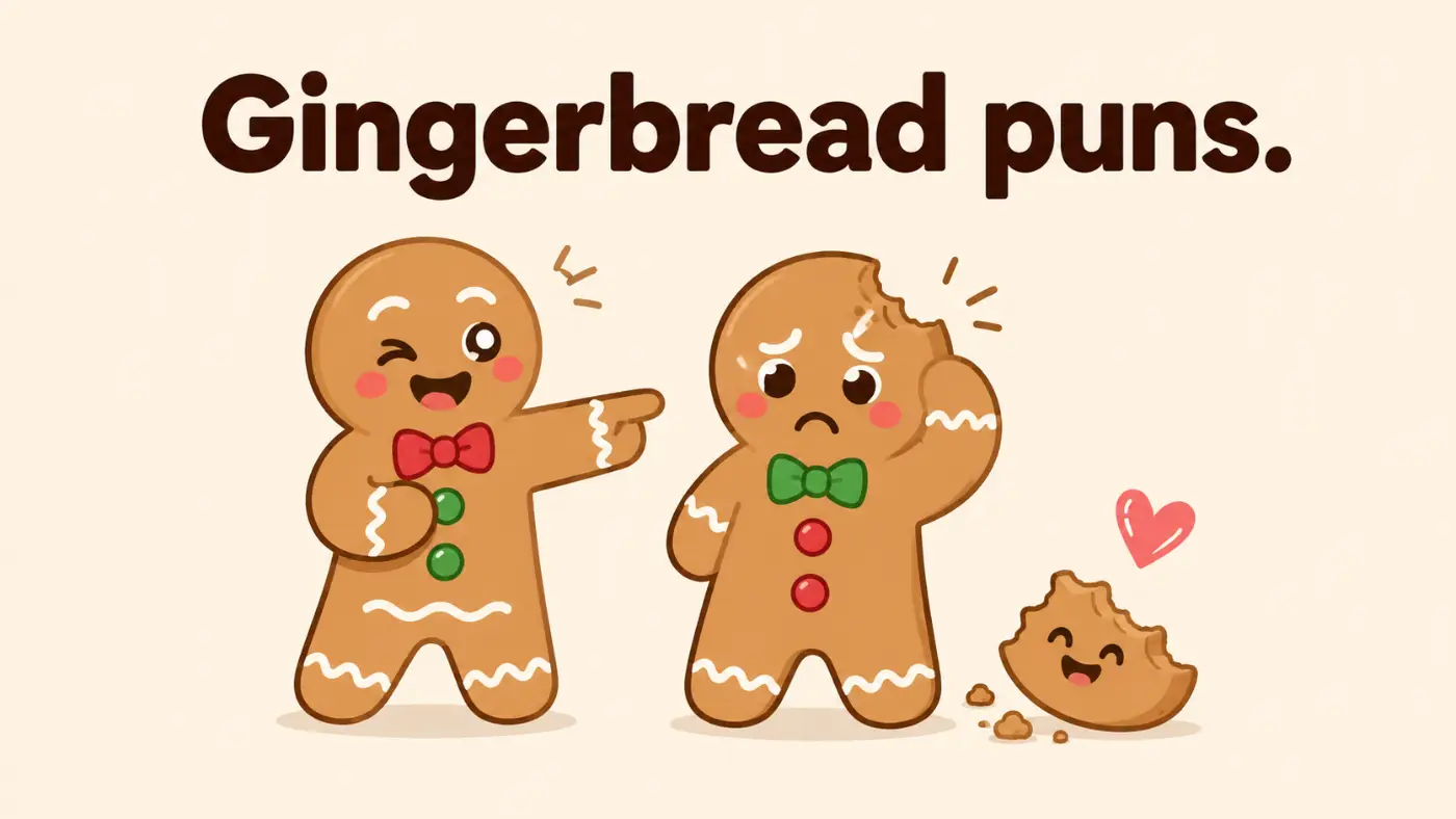Gingerbread puns