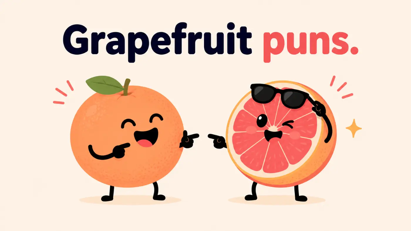 Grapefruit puns