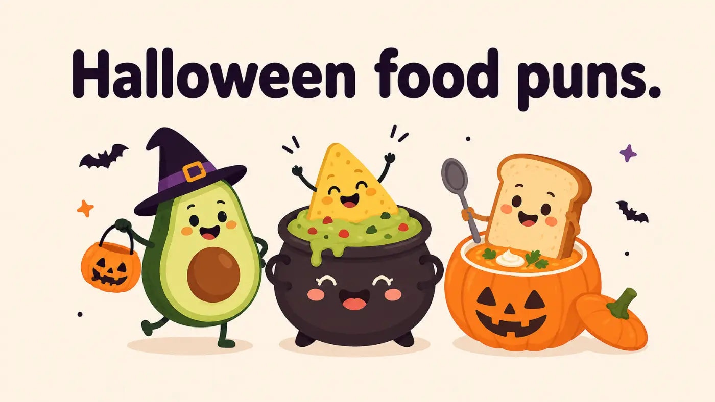 Halloween food puns