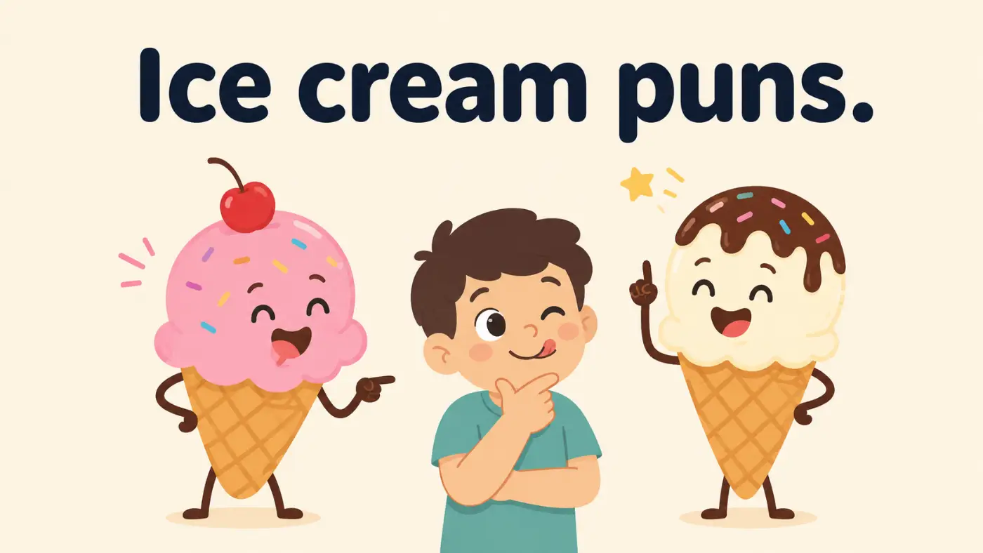 Ice cream puns