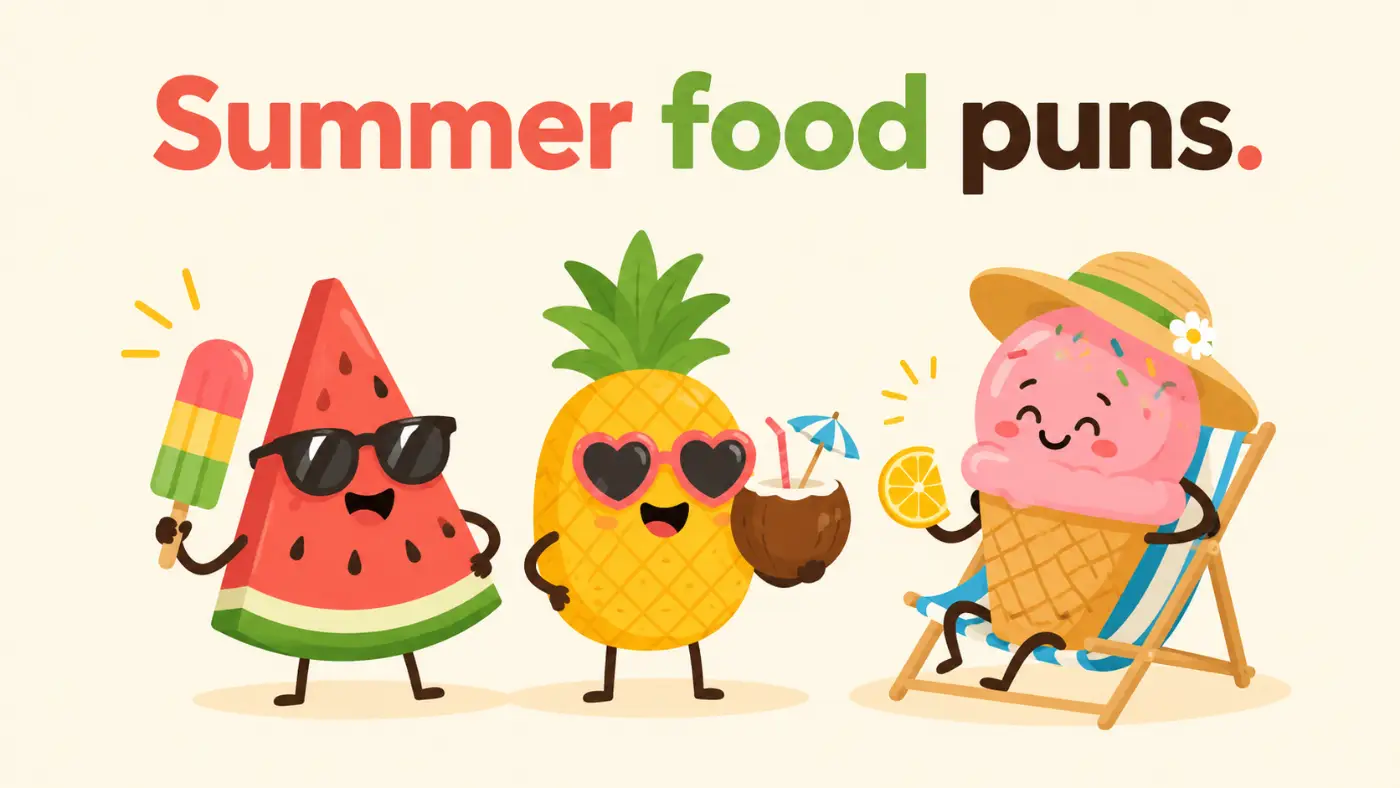 Summer food puns