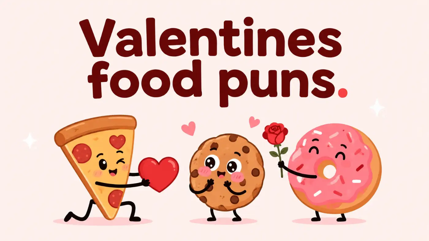 Valentines food puns