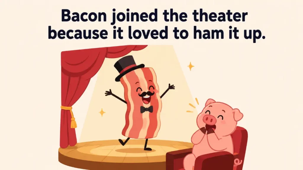 bacon-joined-the-theater-because-it-loved-to-ham-it-up