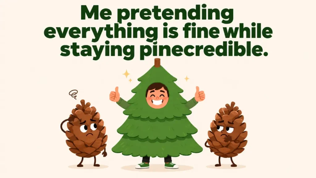 me-pretending-everything-is-fine-while-staying-pinecredible