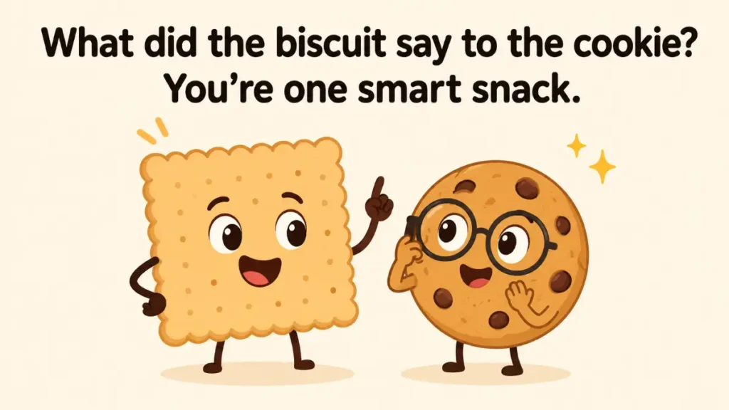 what-did-the-biscuit-say-to-the-cookie-youre-one-smart-snack
