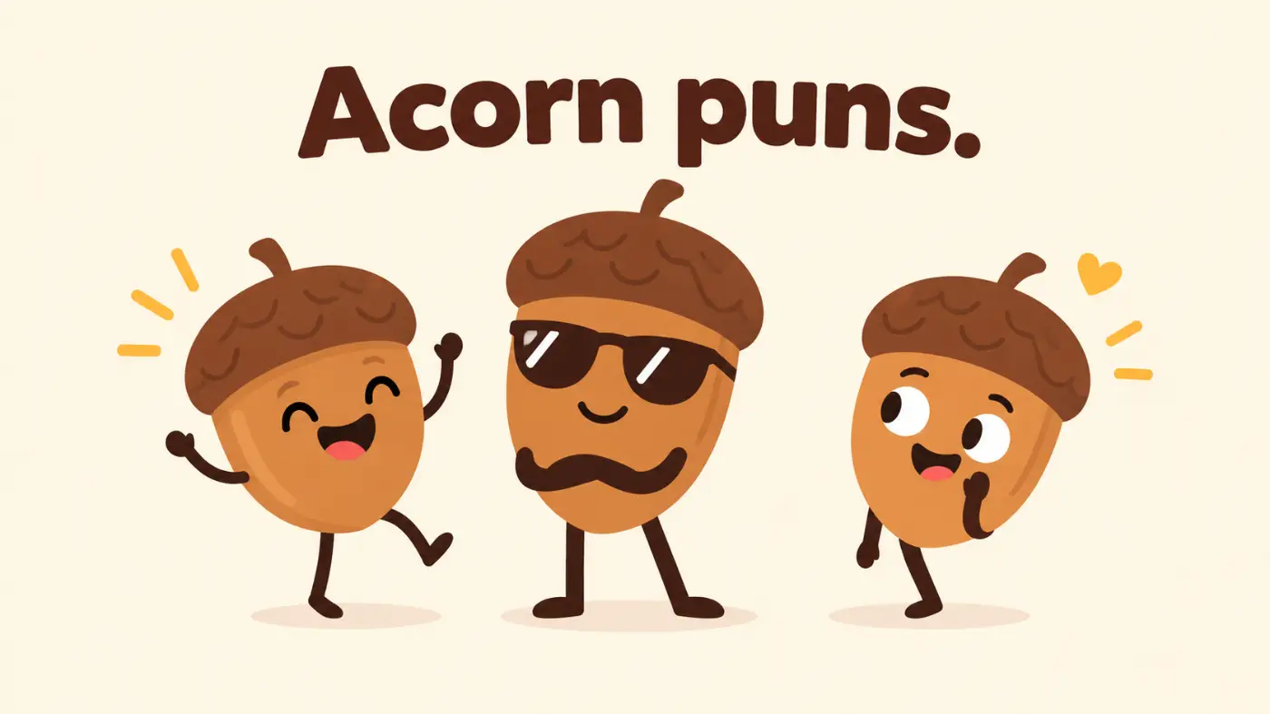 Acorn puns