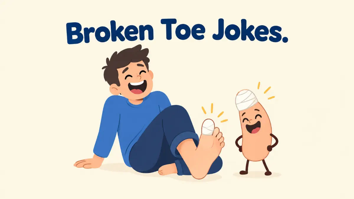 Broken toe jokes