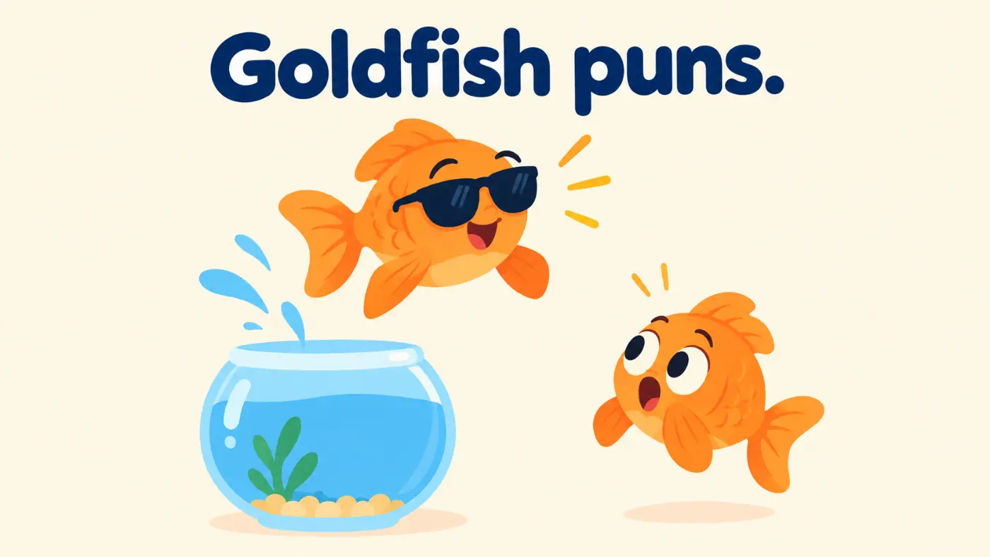 Goldfish puns