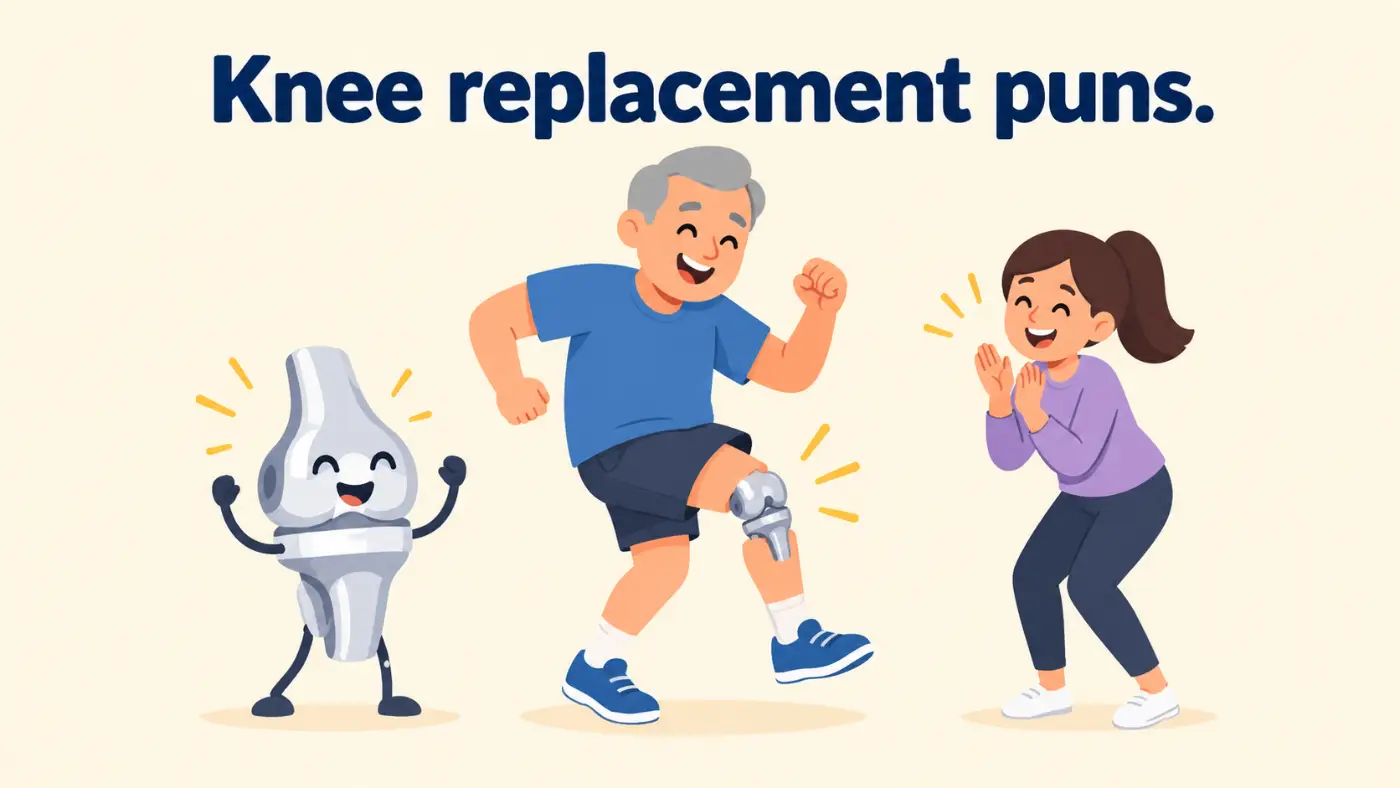 Knee replacement puns