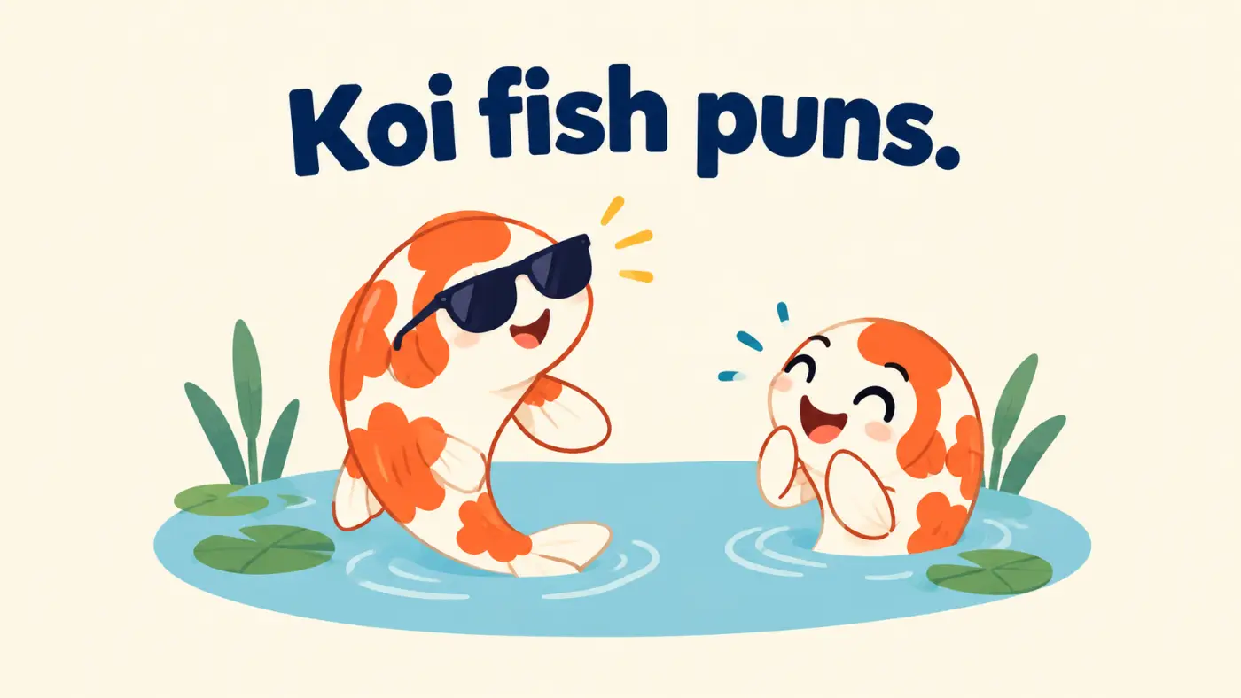 Koi fish puns
