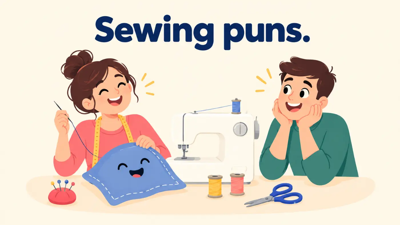 Sewing puns
