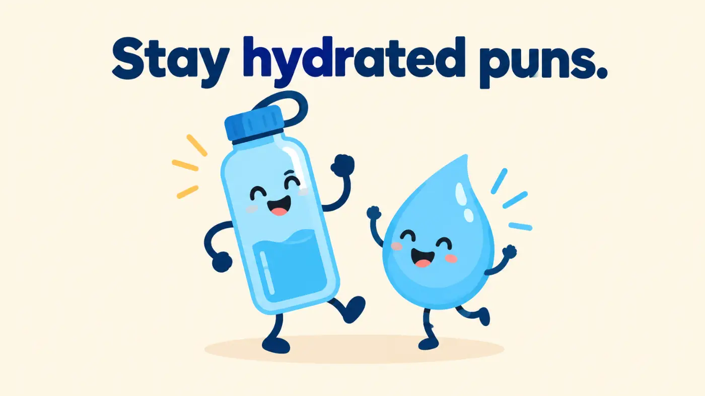 Stay hydrated puns