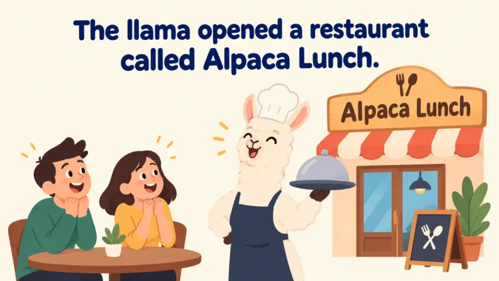 the-llama-opened-a-restaurant-called-alpaca-lunch