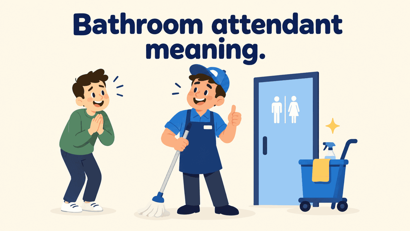 Bathroom attendant meaning