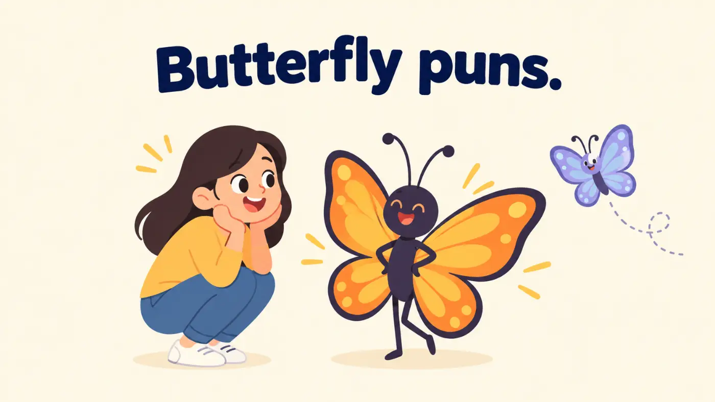 Butterfly puns