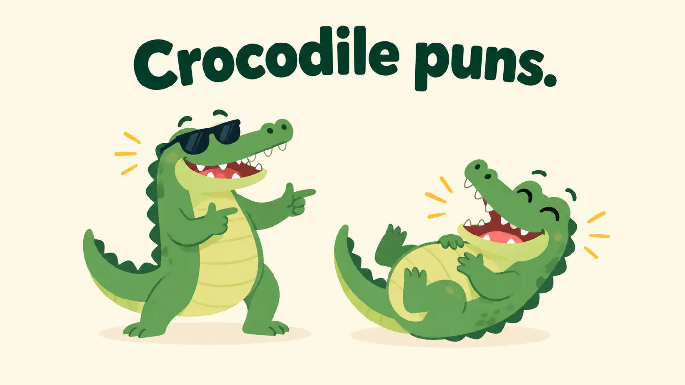Crocodile puns