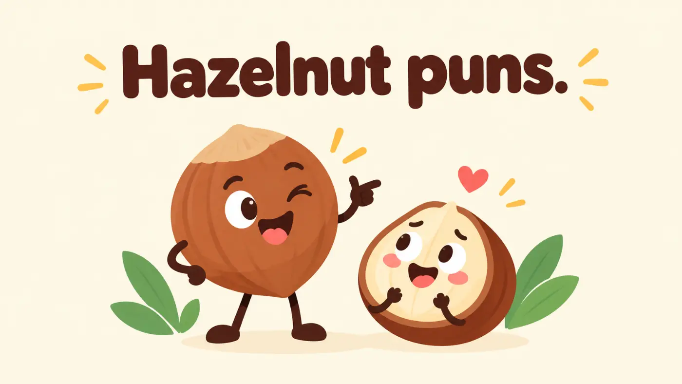Hazelnut puns