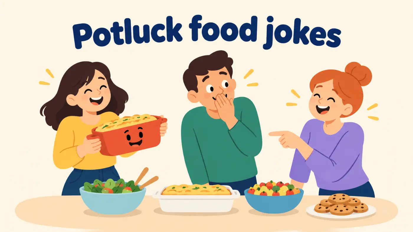 Potluck food jokes
