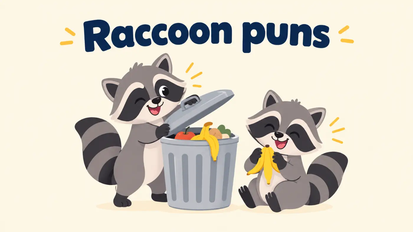 Raccoon puns