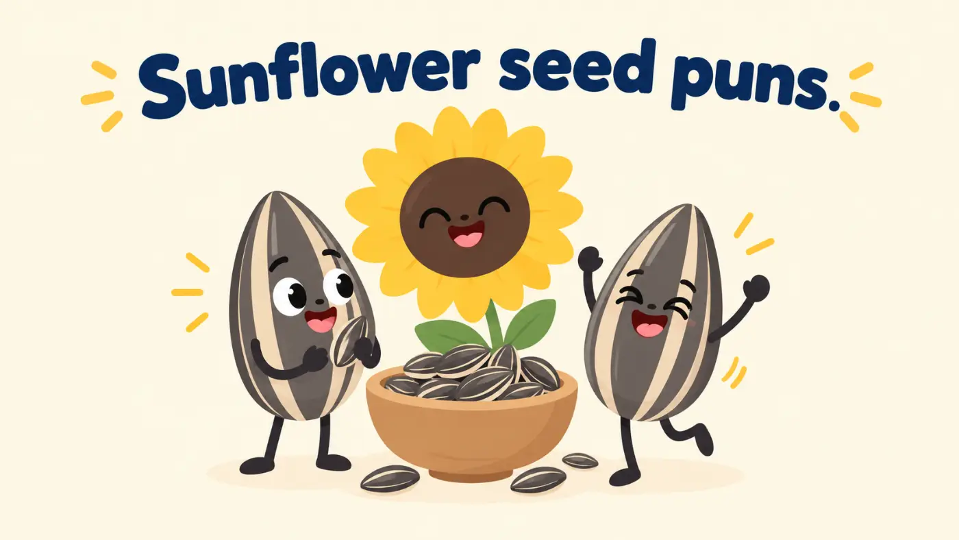 Sunflower seed puns