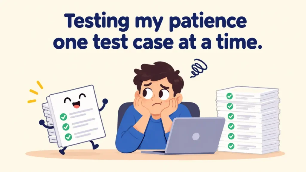 Testing my patience one test case at a time.