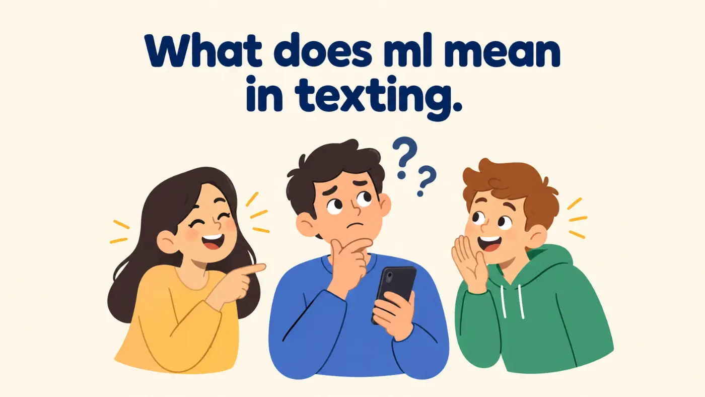 What does ml mean in texting