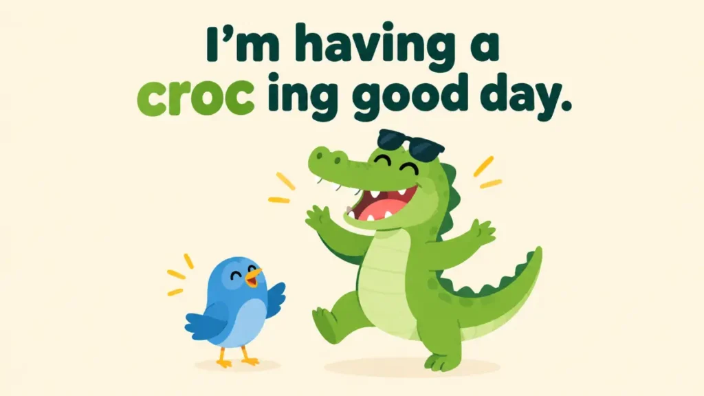 im-having-a-croc-ing-good-day