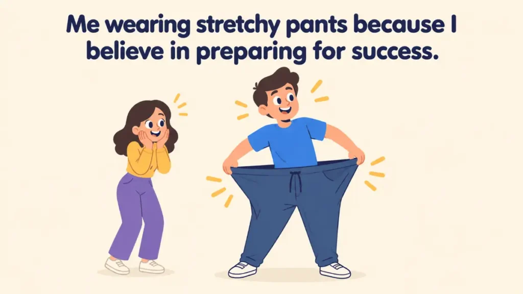 me-wearing-stretchy-pants-because-i-believe-in-preparing-for-success