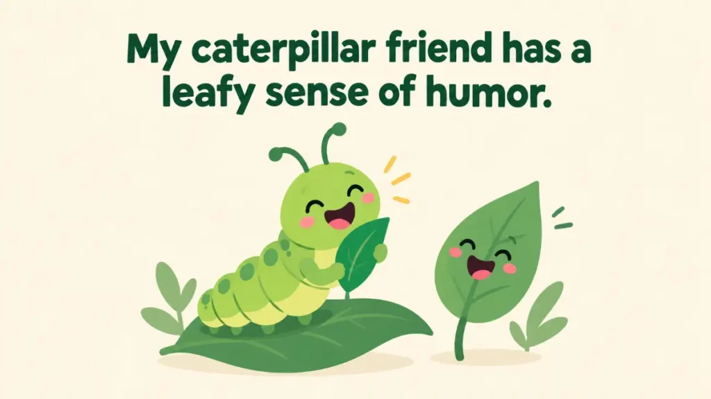 my-caterpillar-friend-has-a-leafy-sense-of-humor